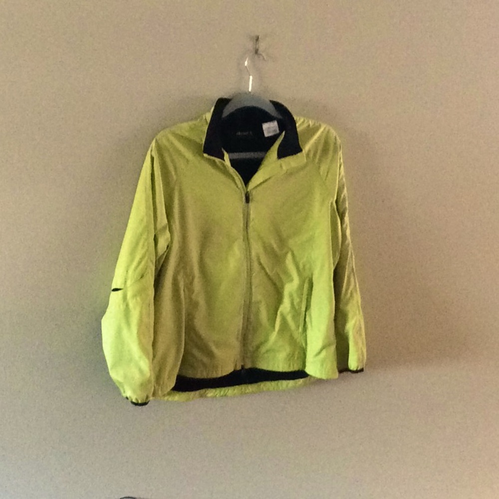 Sage green windbreaker jacket